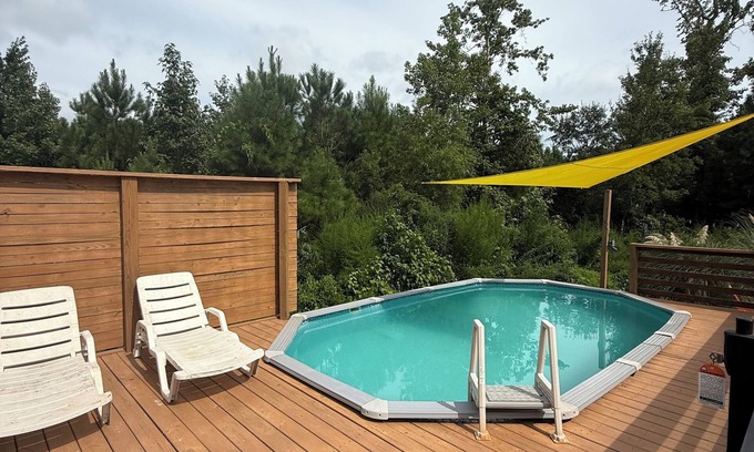 Ocean Isle Beach Casa | Private home with pool and fire pit perfect for couples or families!