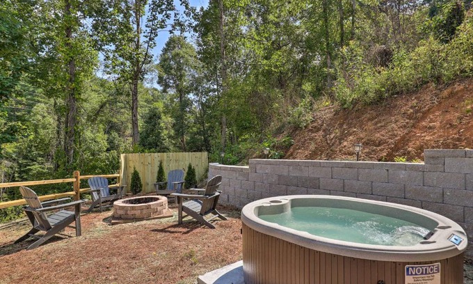 Woodfin Casa | Pet-Friendly Asheville Retreat with Hot Tub