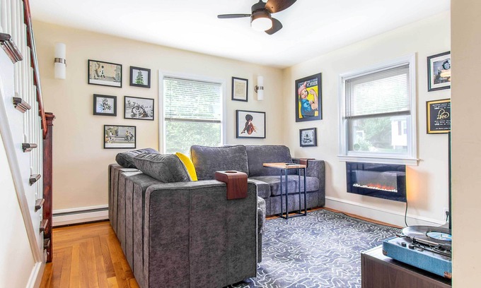 Cranston Casa | Pet-Friendly Cranston Home w/ Fire Pit & BBQ!
