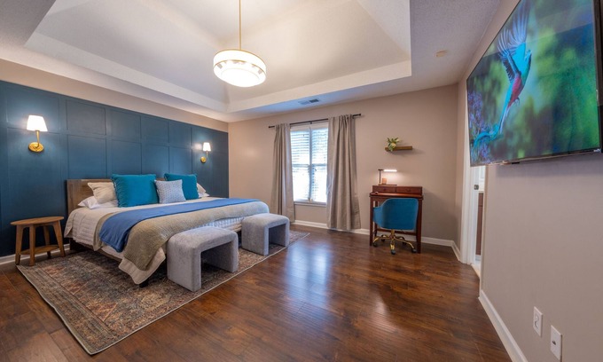Inman Casa | Pet Friendly Extended Stay with Fire Pit and Patio