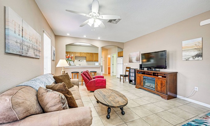 Sebring Casa | Sebring Home w / Porch by Lakes - ¡Conduce a Legoland!