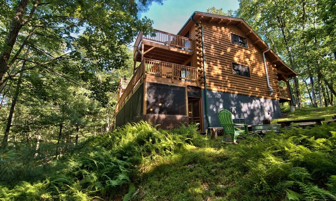 Swiftwater Cabina | Log Cabin 1. 5 horas de PHI / NYC, junto a Camelback