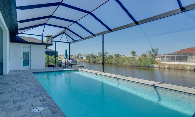 Burnt Store Casa | Pet-Friendly Waterfront Home with Heated Pool