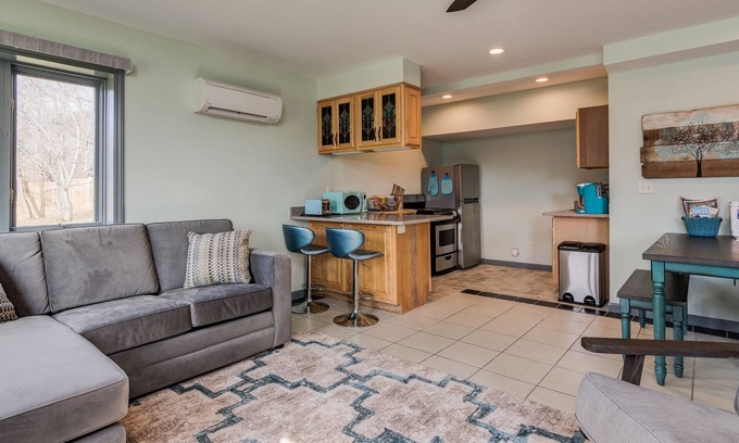 Candler Apartamento | PETS, large fenced yard, full kitchen, 6 min to A-ville.