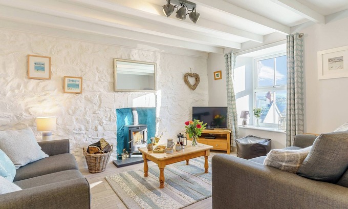 Goodwick Cabaña | Alojamiento de 2 habitaciones en Goodwick
