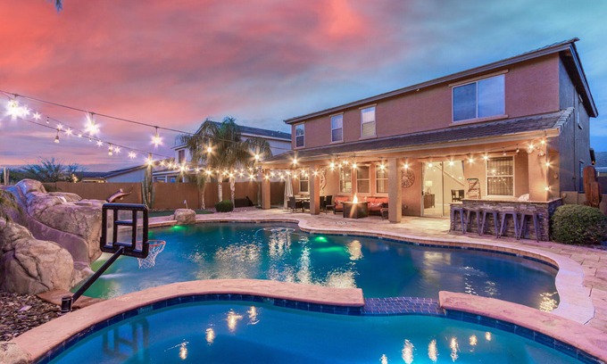 San Tan Valley Casa | Piece of Paradise con un resort como piscina!