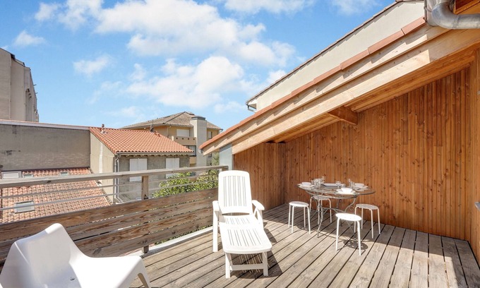 Patte d'Oie Apartamento | Pinalis - Appt 4p avec terrasse à Toulouse