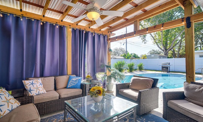 Pinellas Park Cabaña | Pinellas Park Escape w/ Heated Pool!