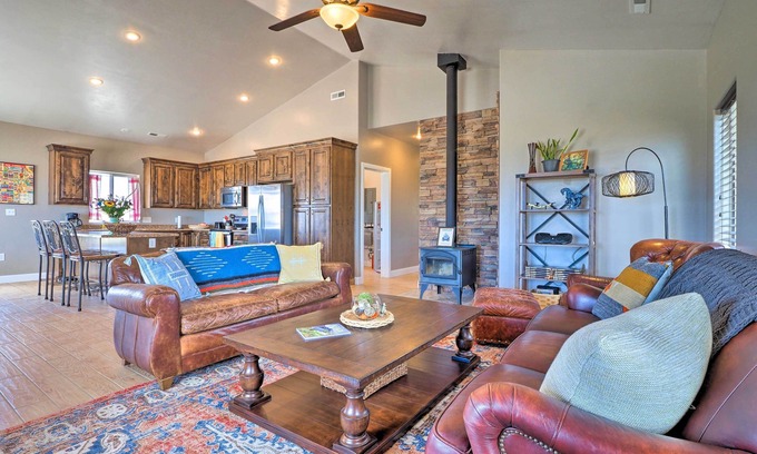 Pioche Casa | Pioche Paradise w/ Mtn Views, 1 Mi to Main St