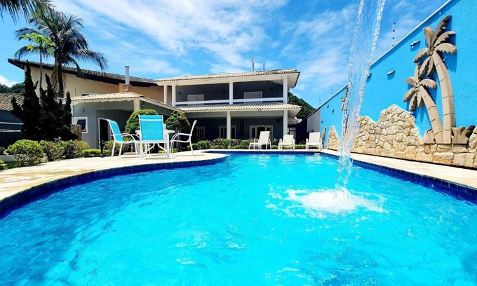 Praia dos Sonhos Casa | Piscina Aquecida, 5 suítes, Bilhar, Varanda Gourmet, 100mts mar