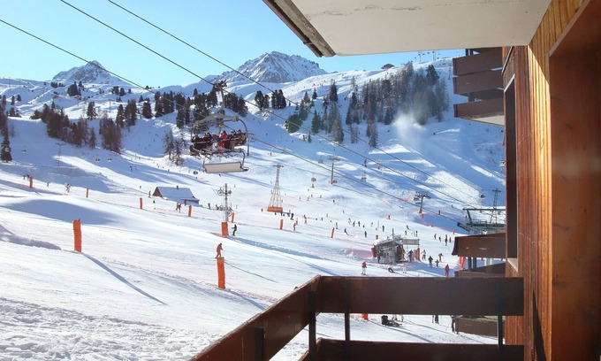 Macot-la-Plagne Apartamento | Plagne Bellecôte, verano / invierno, magníficas vistas, frente a las pistas de esquí