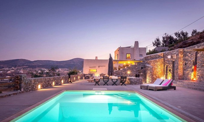 Paros Villa | Platinum Paros Villa | 6 Bedroom Villa | Gorgeous Sea Views & Private Swimming Pool | Kolymbithres