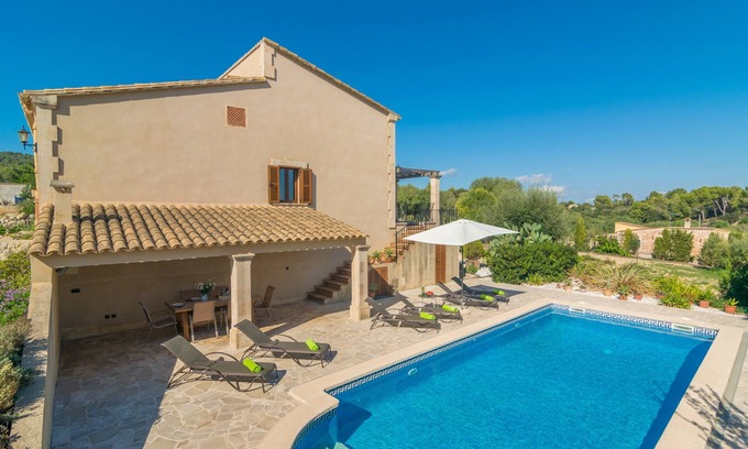 Vilafranca de Bonany Villa | PLETA DE BONANY - Villa con piscina privada en Vilafranca De Bonany. WiFi Gratis