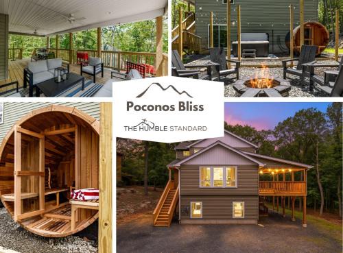 East Stroudsburg Casa | Pocono Bliss 5br Hot Tub Sauna Game Room