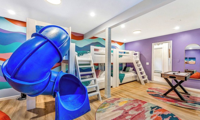 Tobyhanna Casa | Poconos Play House! Hot Tub, Fire Pit, Jungle Gym, Game Rooms