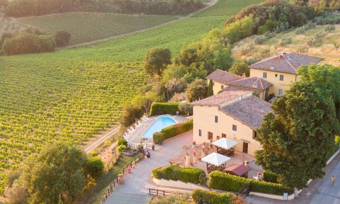 Tavarnelle Val di Pesa Apartamento | Podere Vergianoni immerso nelChianti con piscina