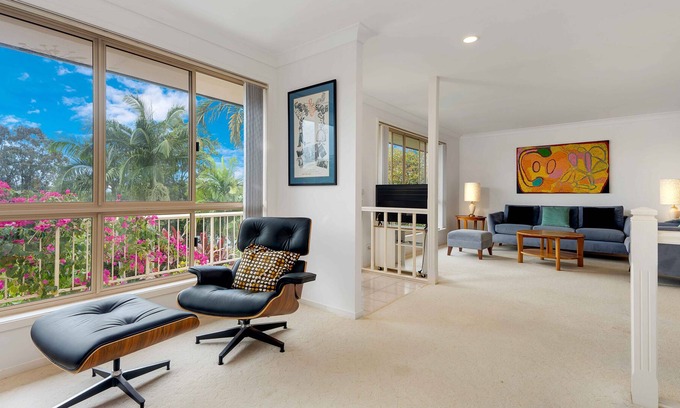 Ocean Shores Cabaña | Poinciana - Fabulous coastal home with lush gardens & panoramic views