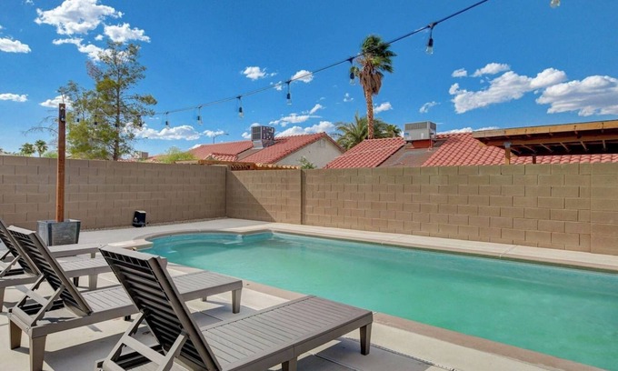 North Las Vegas Casa | Pool and Arcade 4BR Vacation!