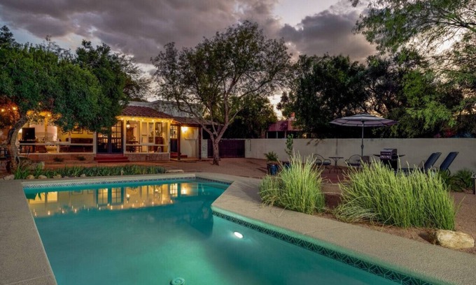 Blenman-Elm Casa | Pool / 2BR 2BA / Historic & Charming / Fenced Yard