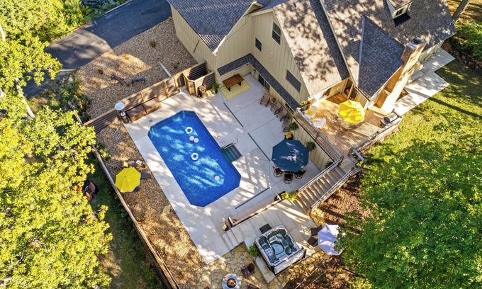 Merriam Casa | Pool & Hot Tub in the heart of KC! Tons of stylish space inside and out!
