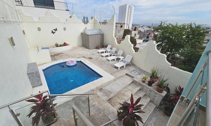 Centro Historico Casa | Casa con Patio y Alberca Climatizada Privada