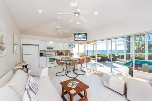 Rum Point Casa | Pools of the Kai 6 - Beachfront Condo with Private Pool Atrium, Modern Kitchen, and Outdoor Grill