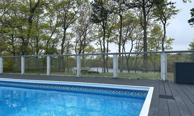 Buzzards Bay Casa | Poolside Lake Escape – Family-Friendly Waterfront Home with Private Pool & Dock