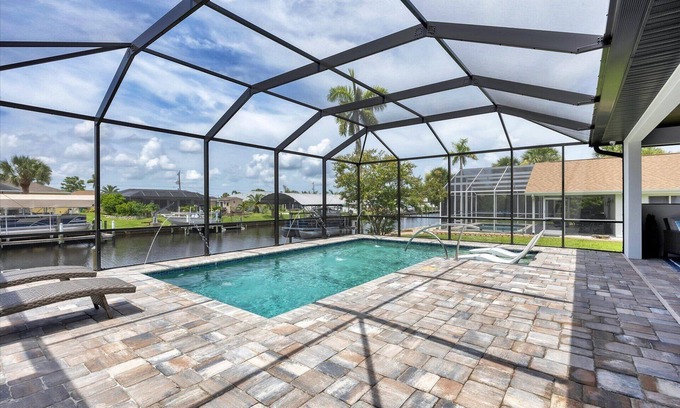 Port Charlotte Casa | Port Charlotte Private Pool and Dock Vacation Home - Canal access to Charlotte Harbor!