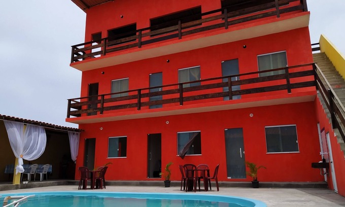 Jaguaripe Casa | Pousada Praia dos Garcez, a 150 metros del mar.