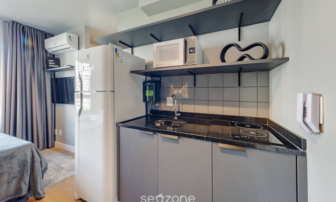 Campo Belo Apartamento | Practical Studio 1.3km From the Metro Gba1104