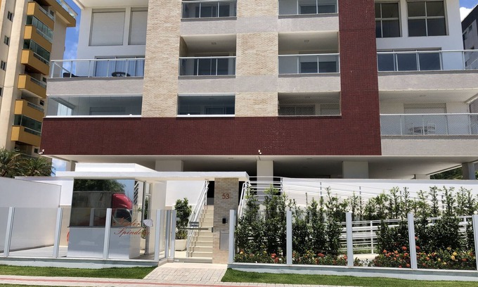 Governador Celso Ramos Apartamento | Praia Palmas - Apartamento de 3 dormitorios frente a la playa