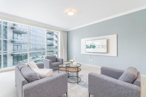 Dubai Marina Apartamento | Premium 3-bedroom with Direct Beach Access in JBR