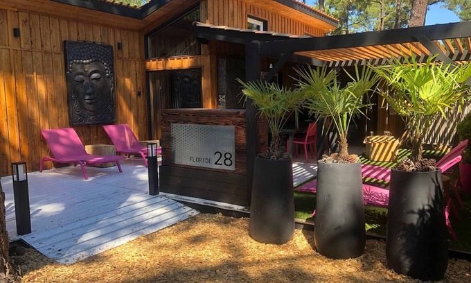 Vendays-Montalivet Chalet De Esquí | Chalet de lujo 5-7 personas en la zona naturista N ° 1 en Europa