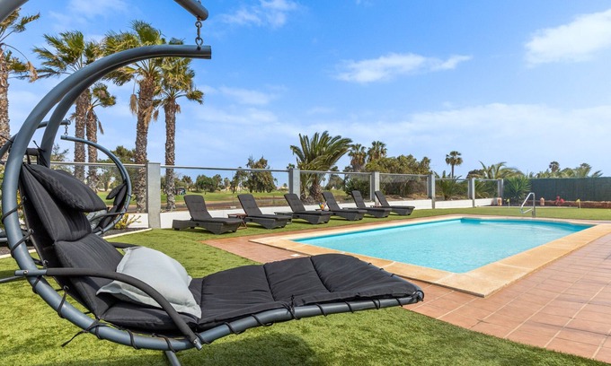Caleta de Fuste Villa | Premium luxury front line villa, 15 minute taxi ride from airport, private pool