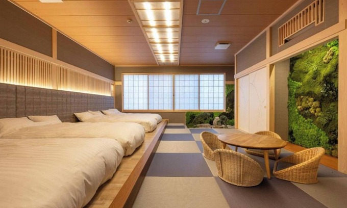 Hachikita Onsen Hotel | Premium Room with Hinoki Hot Spring Bath 4 people / Mikata-gun Hyōgo