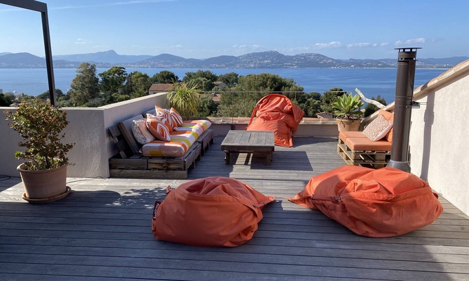 Giens Villa | Península de Giens - Vista al mar - Piscina - Renovado en 2018 por el arquitecto