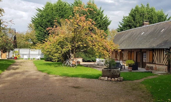 Saint-Pierre-de-Cormeilles Casa | Bonita casa normanda con piscina climatizada y cubierta a 30 minutos de Deauville