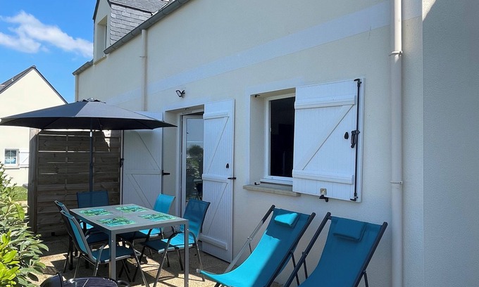 Saint-Nic Casa | Pretty 3* house with sea view and heated swimming pool