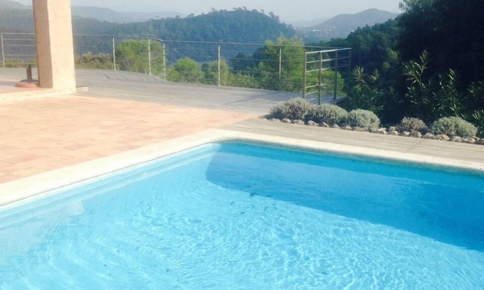 Vidauban Casa | Encantadora villa, piscina con vista panorámica del macizo de Maures