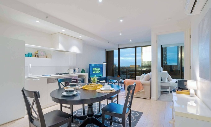 South Yarra Apartamento | Orgullo Manor South Yarra con fabulosas vistas de la ciudad y los suburbios