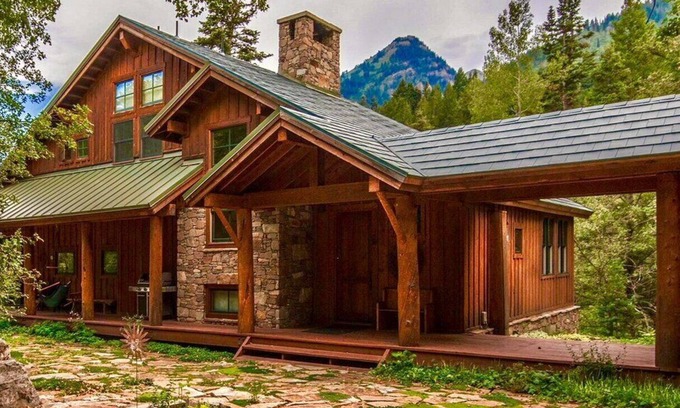 Sundance Cabina | Privado y tranquilo, Streamside, Vistas al monte, Familia, Habitación separada para huéspedes