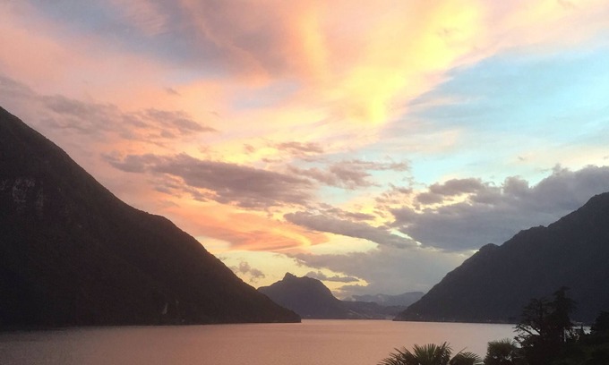 Cressogno Apartamento | Apartamento privado con vistas al lago de Lugano en Italia con impresionantes vistas
