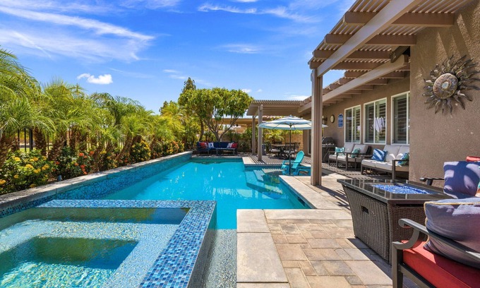 Indio Casa | Oasis privado en el patio trasero en Indian Palms Country Club
