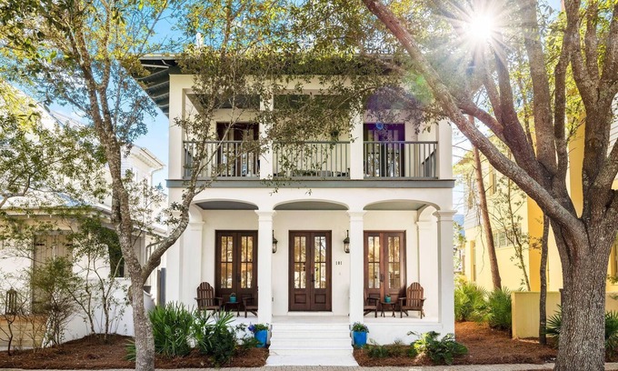 Rosemary Beach Casa | Recién reformado !!! Encanto Rosemary Cottage-Corto paseo a la ciudad / playa 4 bicicletas