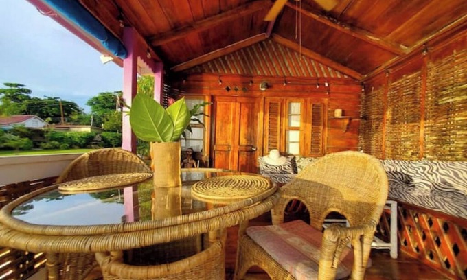 Cave Cabaña | Private beachfront paradise 2cottages & 2 rooms in Bluefield's Bay AC, Wi-Fi