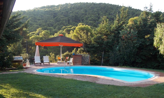 Ormos Agiou Ioannou Casa | Casa de campo privada con piscina cerca del aeropuerto de Atenas