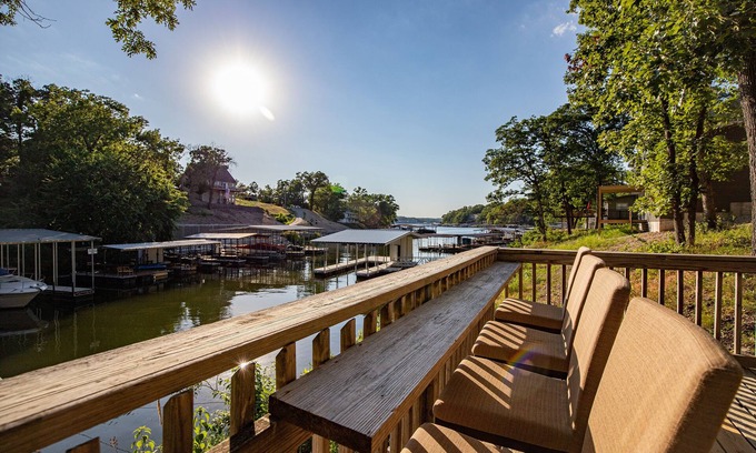 Osage Beach Casa | Private Dock, Paddle Boards, Views & Hot Spots!