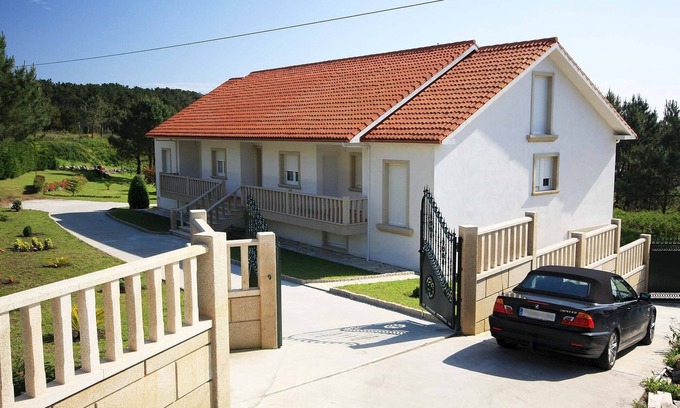 Carnota Apartamento | Jardin privado, primera linea de playa, vistas al mar