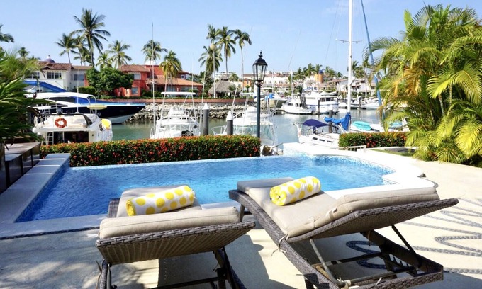 Isla Iguana Villa | Private Harbor Villa With Pool At Marina Vallarta