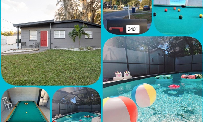 Bearss Plaza Casa | ☆ Private House w/ Pool☆ Next to Bush Garden/ Aventura Island☆